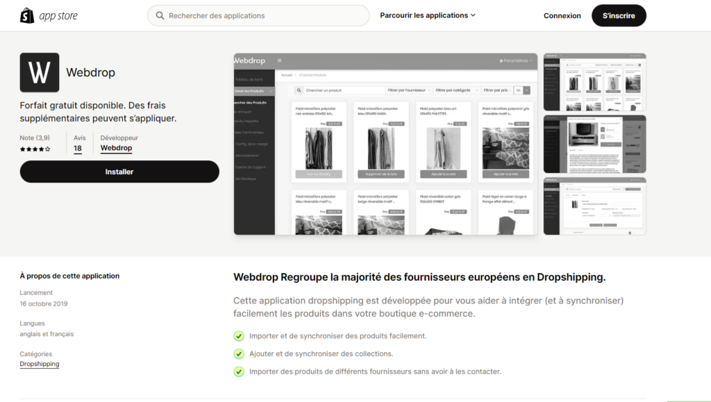 Webdrop solution innovante révolutionne dropshipping France